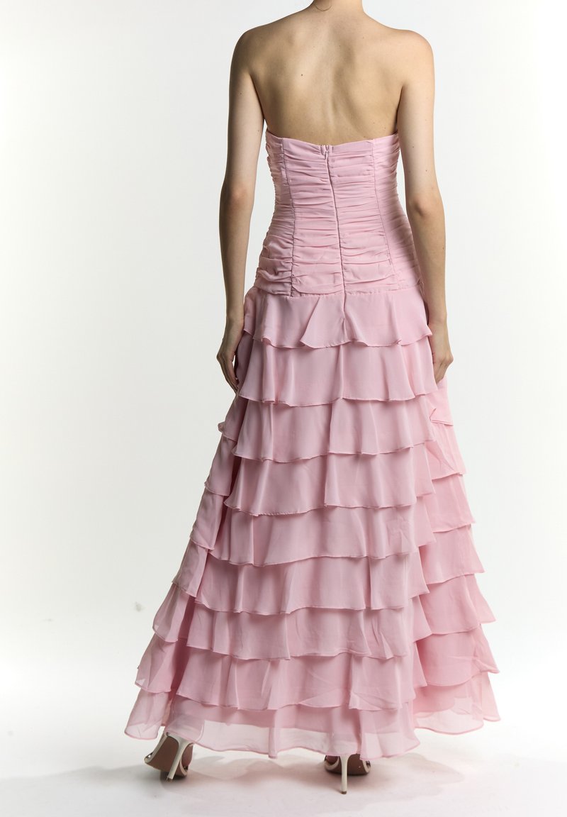True Decadence BANDEAU TIERED MAXI - Occasion wear - dusty pink/pink -  Zalando