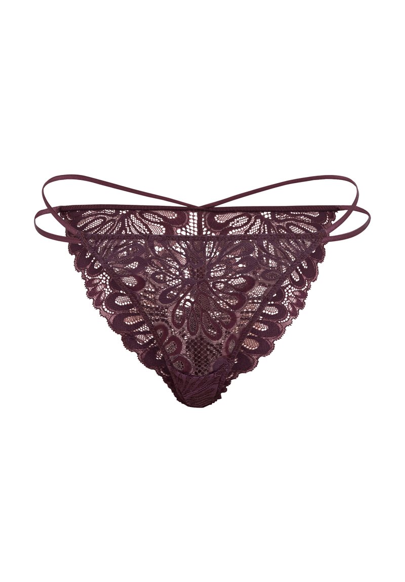 LASCANA LSCN BY LASCANA - Thong - aubergine/purple - Zalando.co.uk
