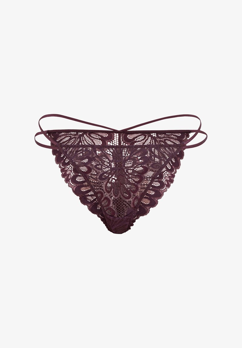 LASCANA LSCN BY LASCANA - Thong - aubergine/purple - Zalando.co.uk LASCANA LSCN BY LASCANA - Thong - aubergine/purple - Zalando.co.uk