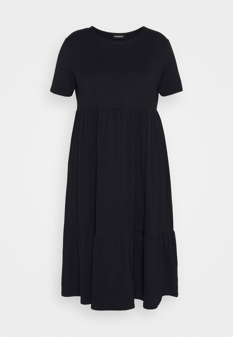 Even&Odd Curvy Jerseyjurk zwart