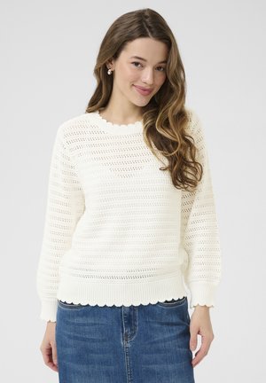Kaffe Pullover - chalk