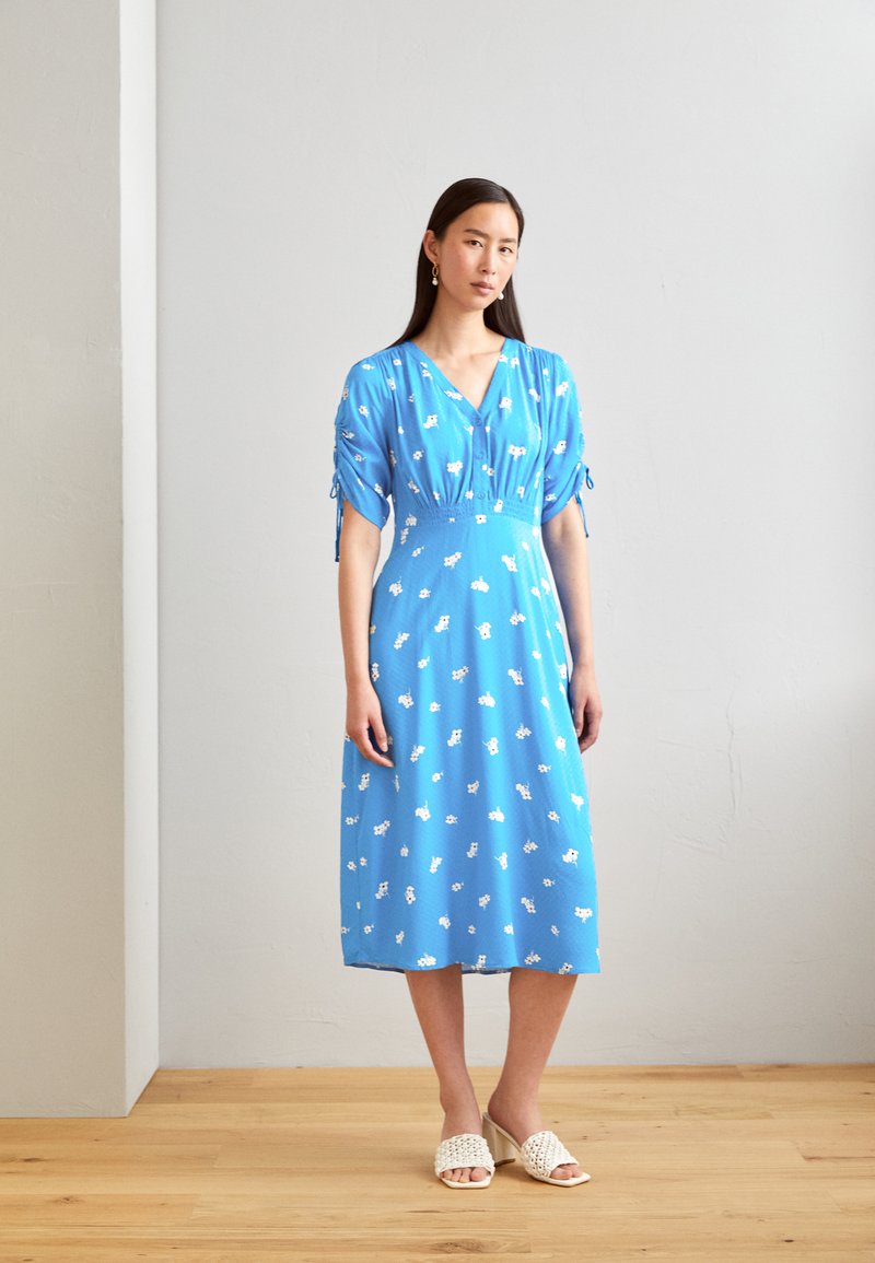 Marks & Spencer GATHER SLEEVE TEA Freizeitkleid blue/blau Zalando.ch