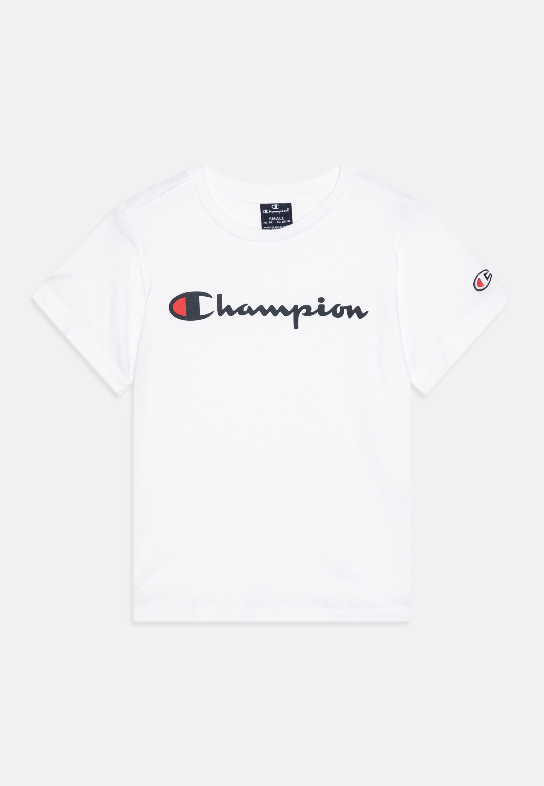 White Champion T Shirt Script Logo Champion Chandail Champion
