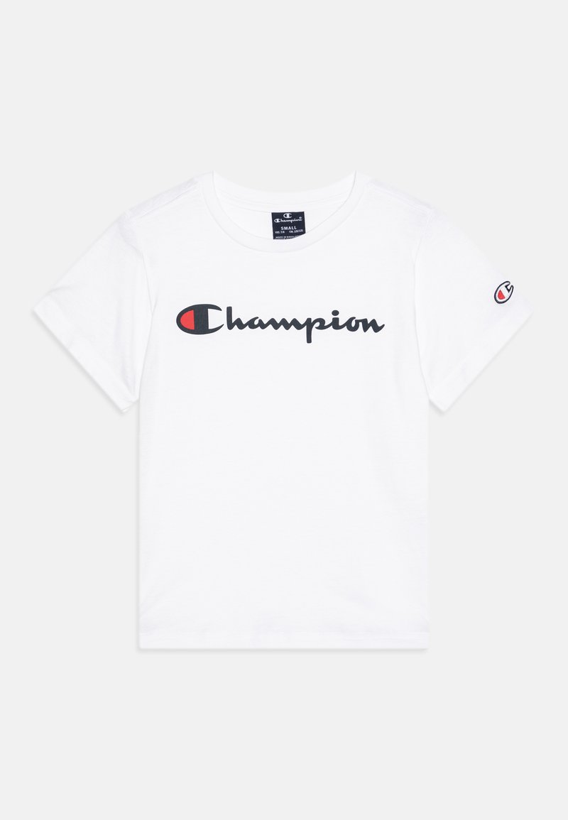 Champion - ICONS CREWNECK LARGE LOGO - Camiseta estampada - white, Ampliar