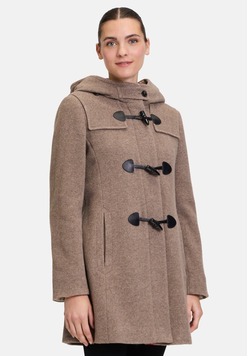 Gil Bret MIT KAPUZE - Halflange jas - walnut melange