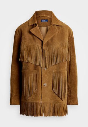 LEATHER &AMP; SKINS-COAT - Klasický kabát - maple