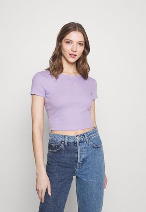 T-shirt basic - mottled lilac