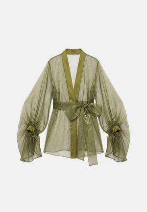Touché Privé, ORGANZE KIMONO - Veste légère - green
