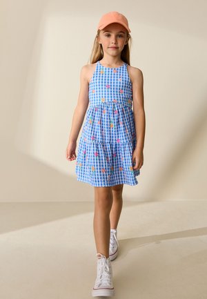 Next, REGULAR FIT- STRAPPY SUMMER - Hverdagskjole - blue gingham