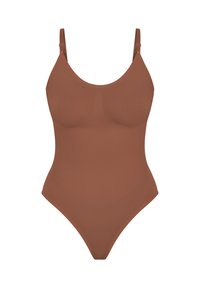 STRING BODYSUIT NYSA V-SHAPE - Shapewear - braun