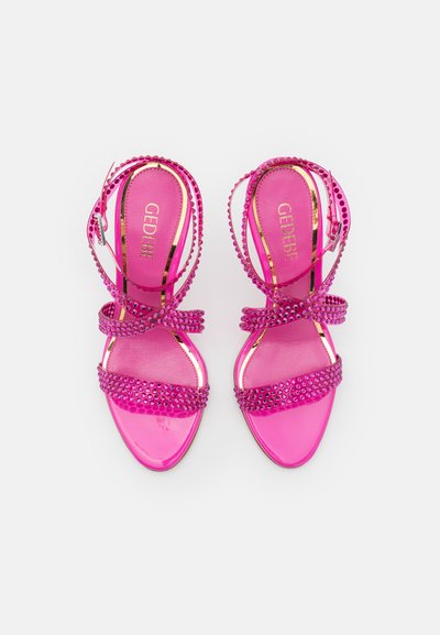 GEDEBE KIM  - Sandali z visoko peto - fuxia