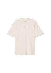 AllSaints MIKRO CREW - T-shirts basic - ashen white