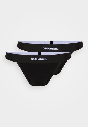 Dsquared2 NEW BASIC JOCKSTRAP 2 PACK - Slip - black