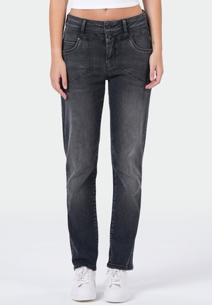 PEGGY COMFORT - Straight leg jeans - egypt black
