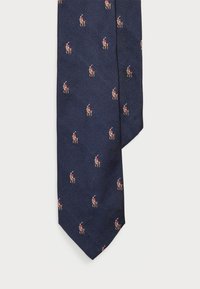 POLO PONY SILK REPP NARROW TIE - Cravată - navy