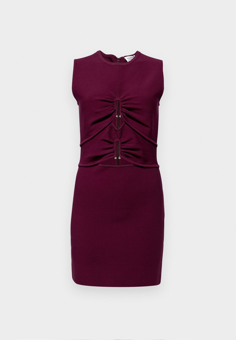 Hervé Léger Cocktailjurk bordeauxrood