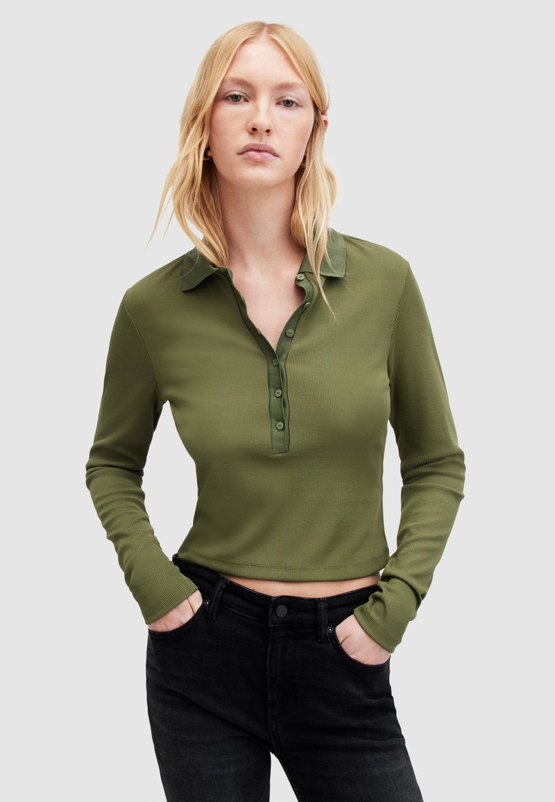 AllSaints HALLIE - Poloshirt - grass green