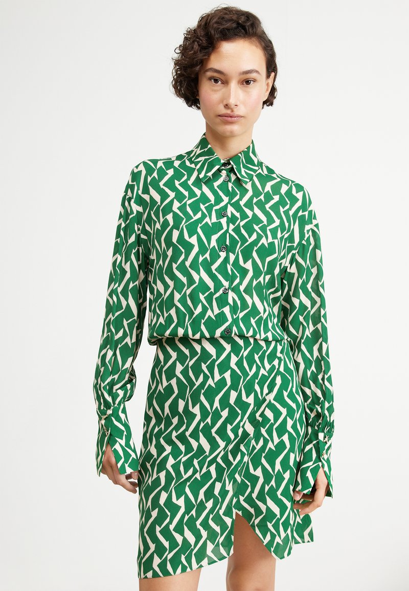 Patrizia Pepe Sukienka koszulowa/zielony - Zalando.pl