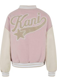 Karl Kani RETRO PATCH STAR OS COLLEGE - Bombejakke - rose lightsand