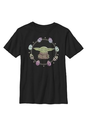 STAR WARS: THE MANDALORIAN EGGING AROUND - T-shirt print - black