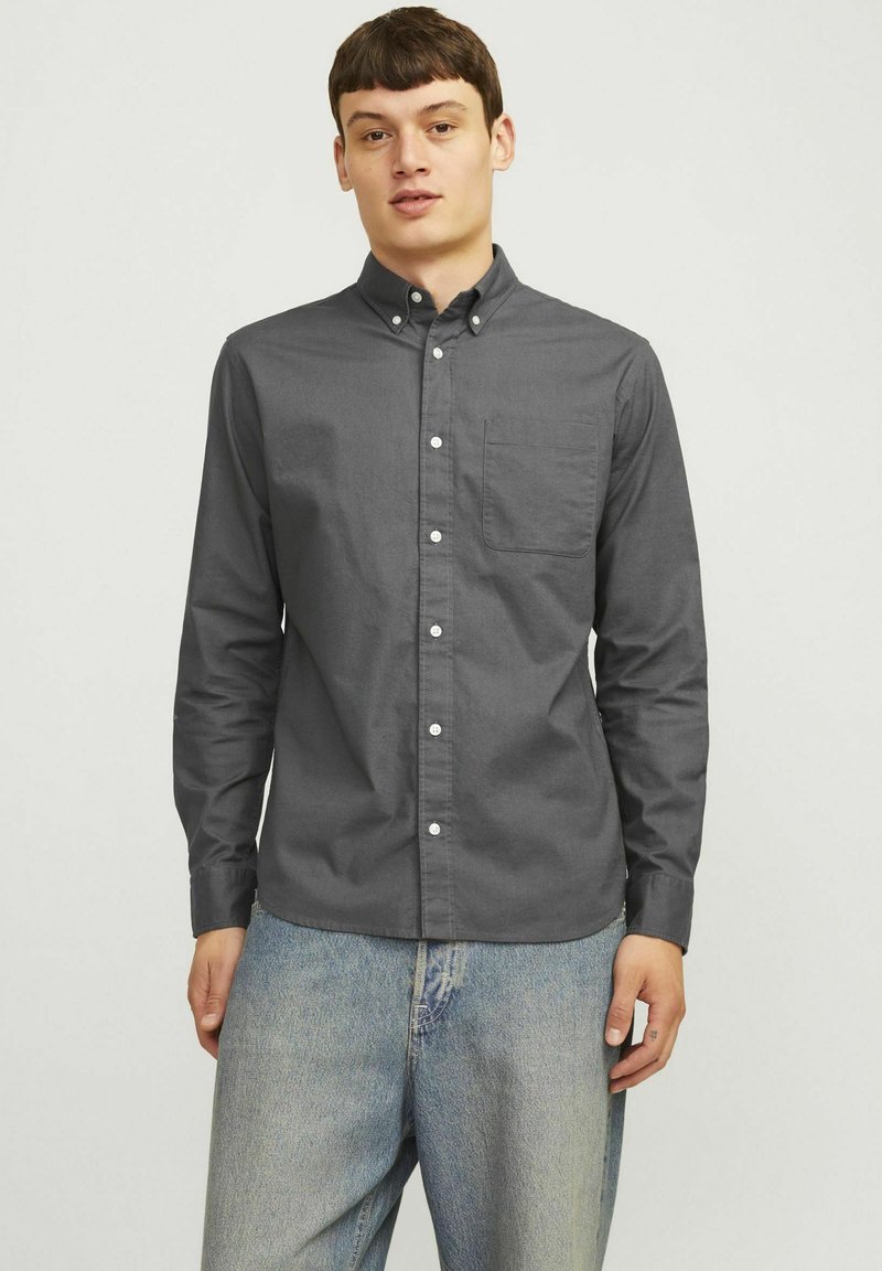 Jack & Jones PREMIUM JPRBLUBROOK OXFORD  NOOS - Košeľa - black oyster