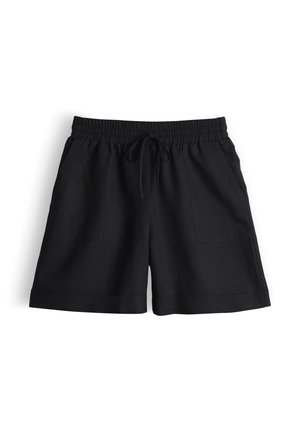 OPUS PANTS, RELAXED FIT MID RISE - Shorts - black