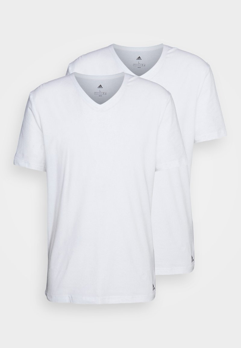 adidas Sportswear V NECK 2 PACK Undershirt white Zalando.co.uk
