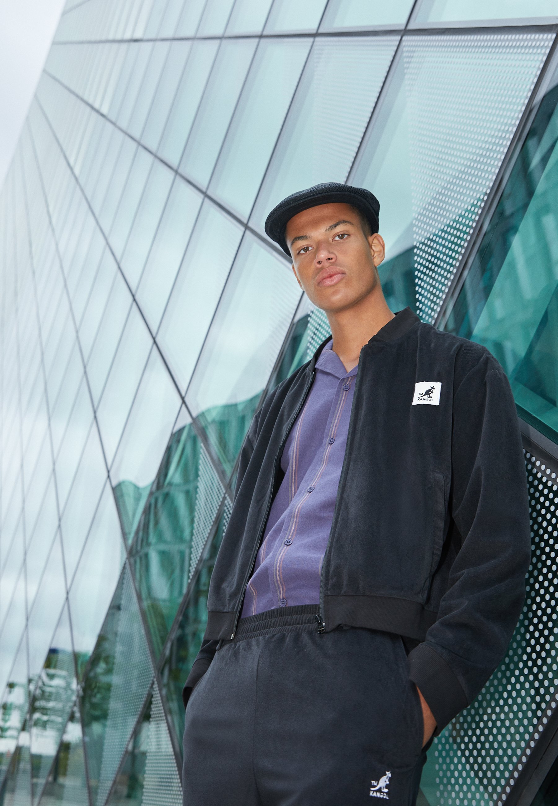 Kangol NEBRASKA TRACK - Chaqueta de entrenamiento - black/negro - Zalando.es