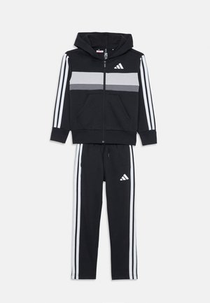 TIBERIO JUNIOR SET - Tuta - black/white/grey two