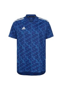 adidas Performance Triko s potiskem - blue