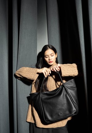 Abro, ABRO SHOPPER WILLOW - Tote bag - black gold-coloured