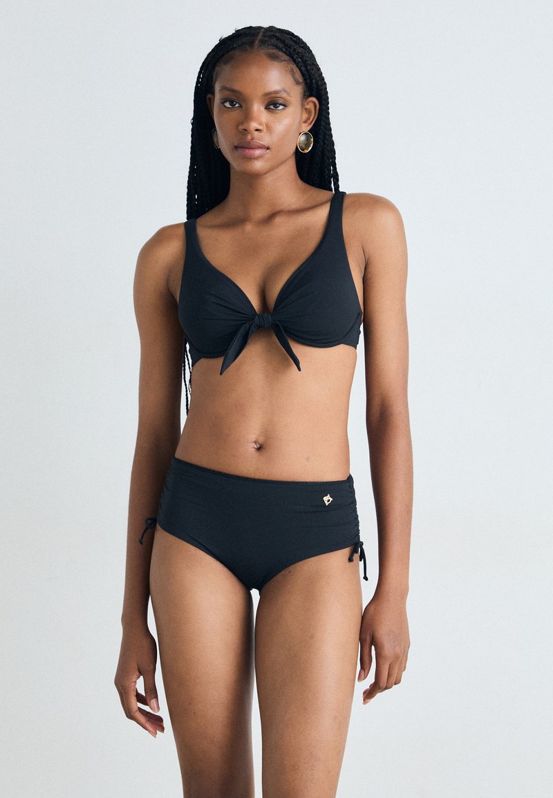 Triumph Summer Twist Midi Bikini Bottom, Nero, 46 Donna