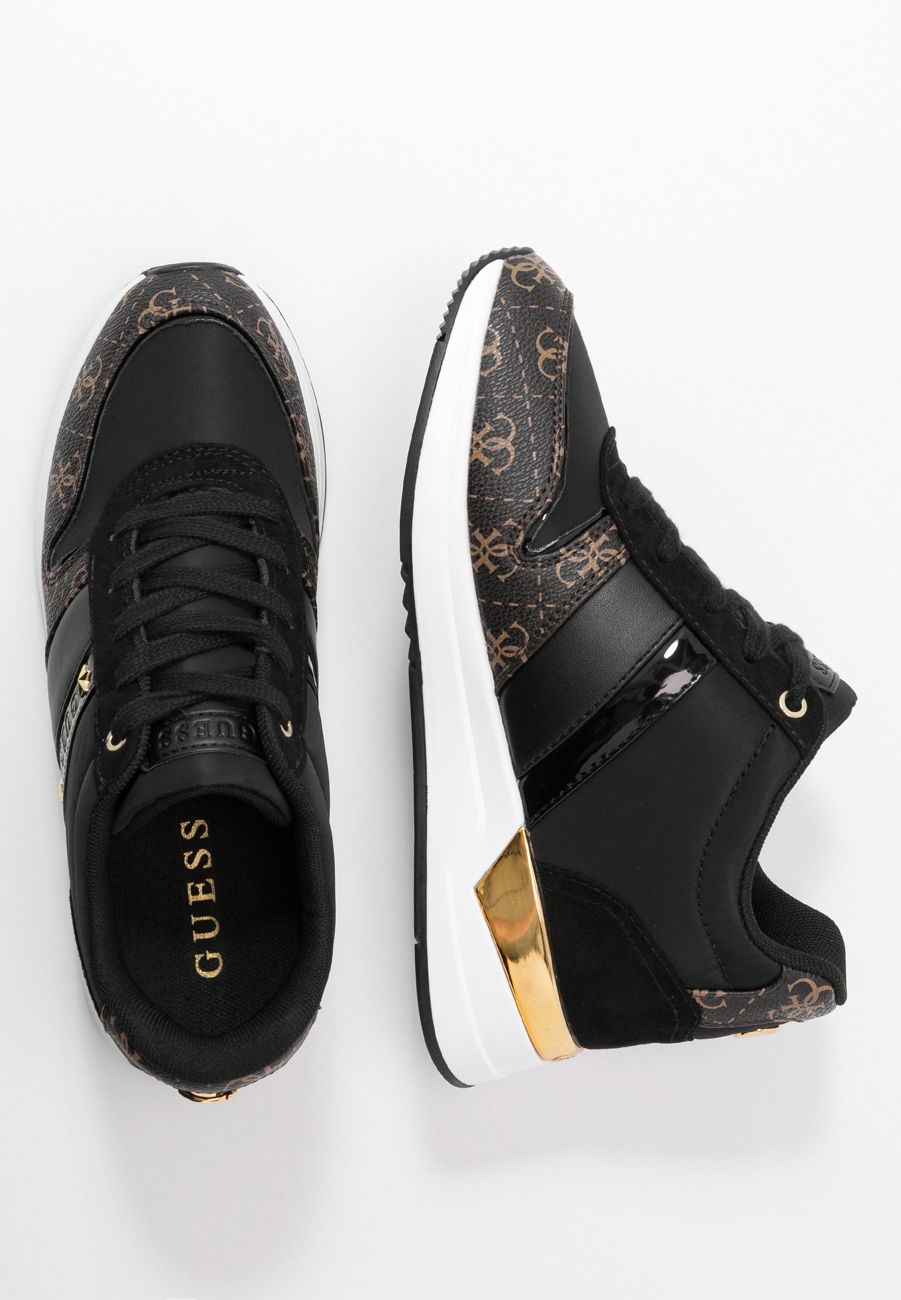 Guess Sneakers laag - black/Zwart - Zalando.nl