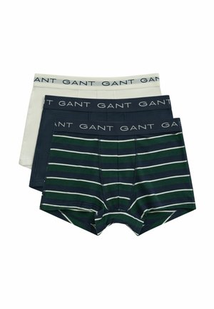 3-PACK MULTISTRIPED - Boxer aderenti - tartan green