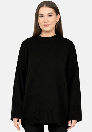 Strickpullover - black