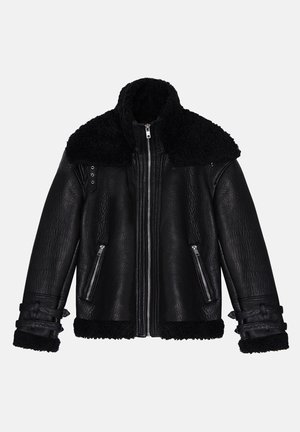Leren jas - black