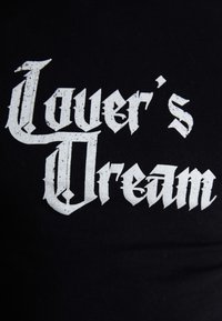 Jaded London LOVERS DREAM RAGLAN TANK UNISEX - Μπλουζάκι με στάμπα - black white