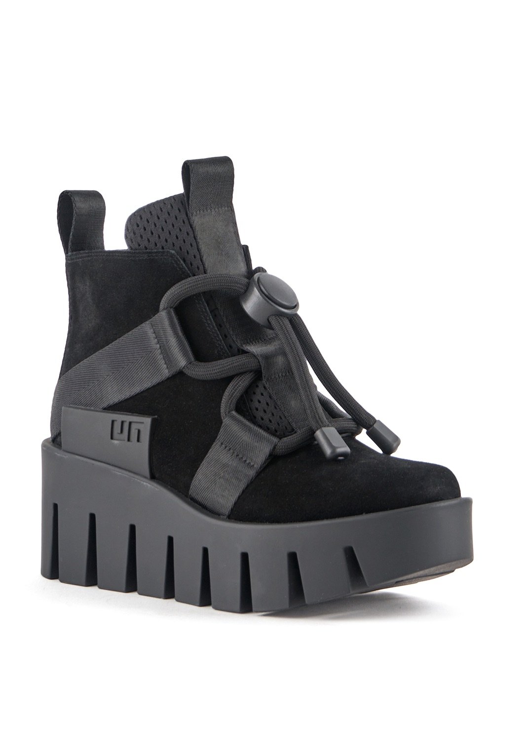 24.5 UN UNITED NUDE eams run 黒 UNITED NUDE ユナイテッドヌード スニーカー Roko Sport II