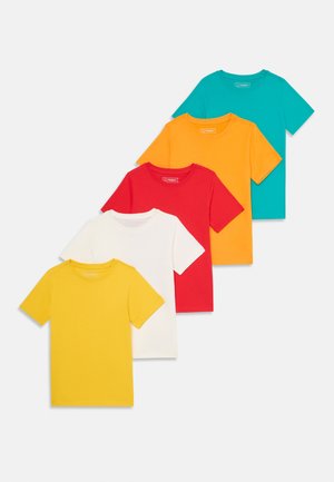 UNISEX 5 PACK - T-shirt basique - red/orange/yellow