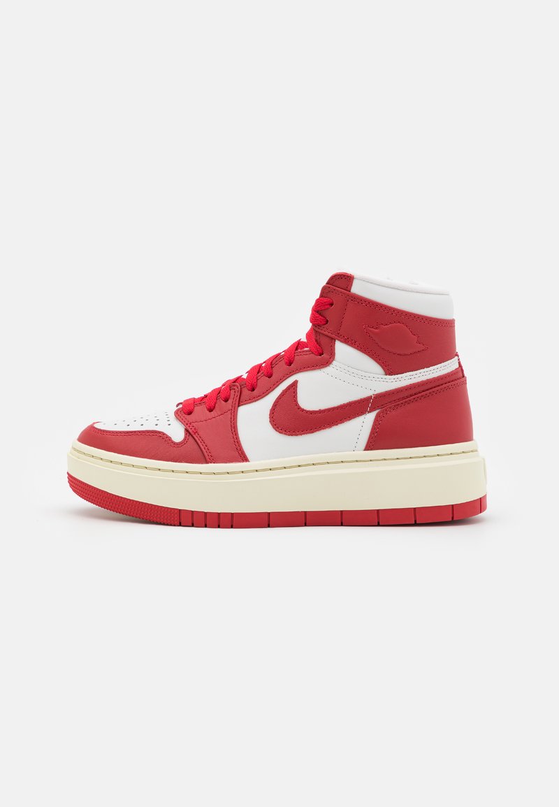 Jordan AIR JORDAN 1 ELEVATE MID - Sneakers alte - summit white/red/coconut  milk/bianco - Zalando.it air force jordan alte