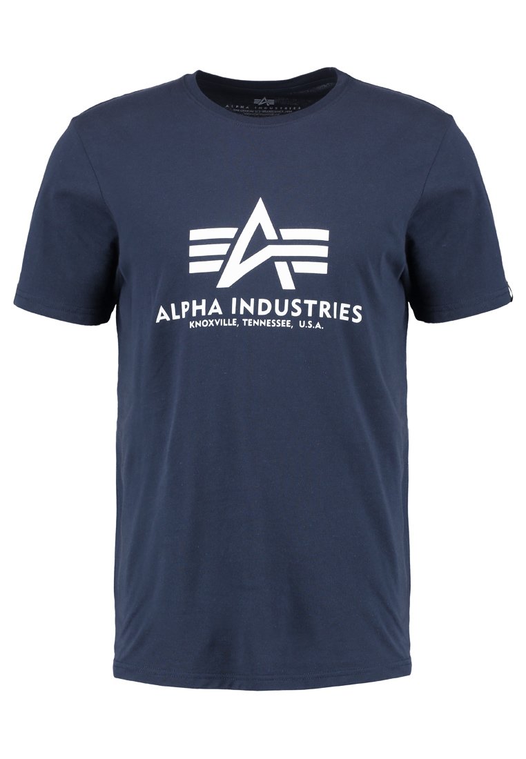 Tシャツ・カットソー ALPHA INDUSTRIES FW22 T-SHIRT WITH LOGO (100501_03) Basic T-Shirt | Alpha Industries