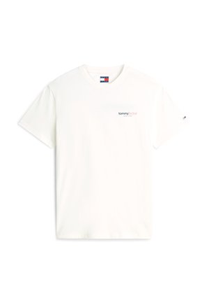 Tommy Jeans, REGULAR FIT UNISEX - T-shirt imprimé - ancient white