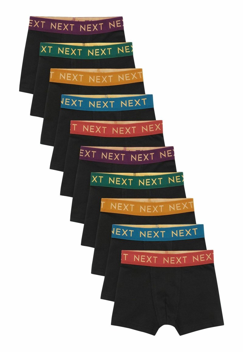Next 10 PACK STANDARD - Gaćice - black opulant waistband