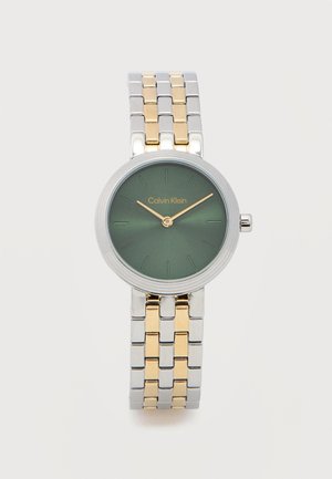 FORME - Käekell - silver-coloured/gold-coloured/ green