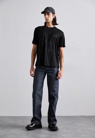 Emporio Armani Apdrukāts T-krekls - nero