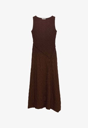 Marks & Spencer, TEXTURED MIDAXI - Strikkjoler - chocolate