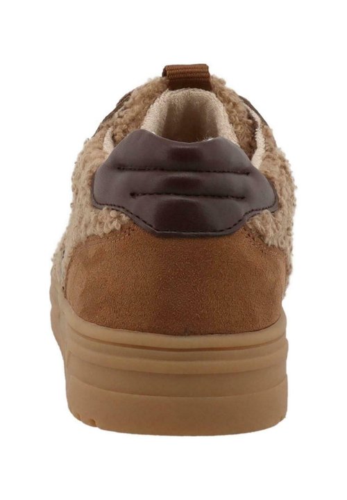 Baskets Geox FLEXTIDE Pour Femme En Cuir Suédé Marron - Confort RESPIRA, Semelle Souple, Style Urbain
