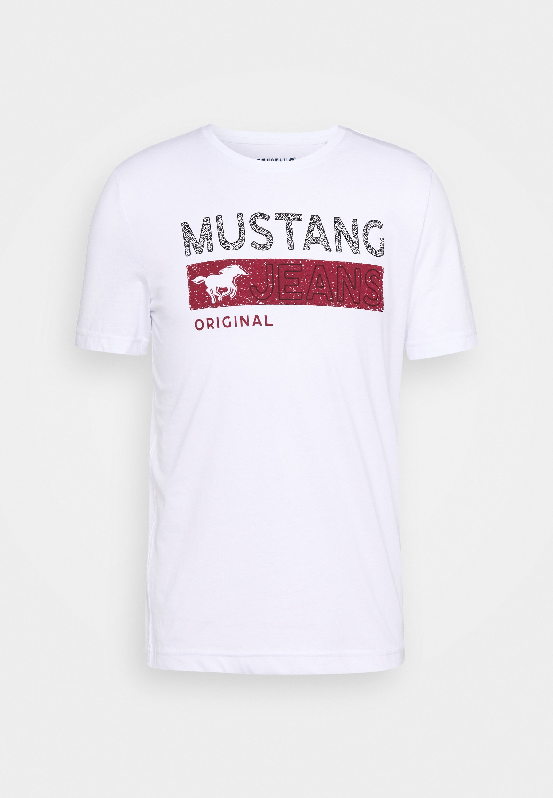 Mustang ALEX T shirts med print white Zalando.no Mustang ALEX - T-shirts med print - light grey melange