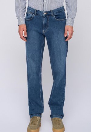 THE ICONIC REGULAR WASHED - Jeans a sigaretta - blue genoa