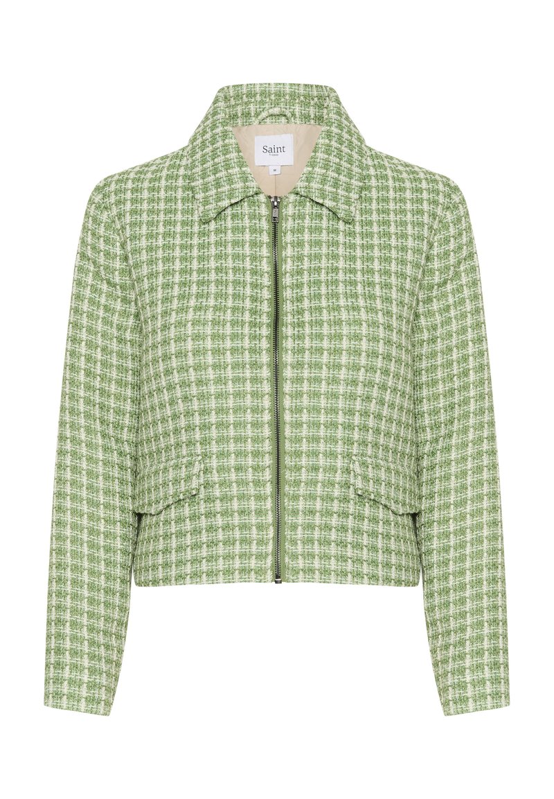 Saint Tropez Lichte jas groen Saint Tropez Lichte jas groen
